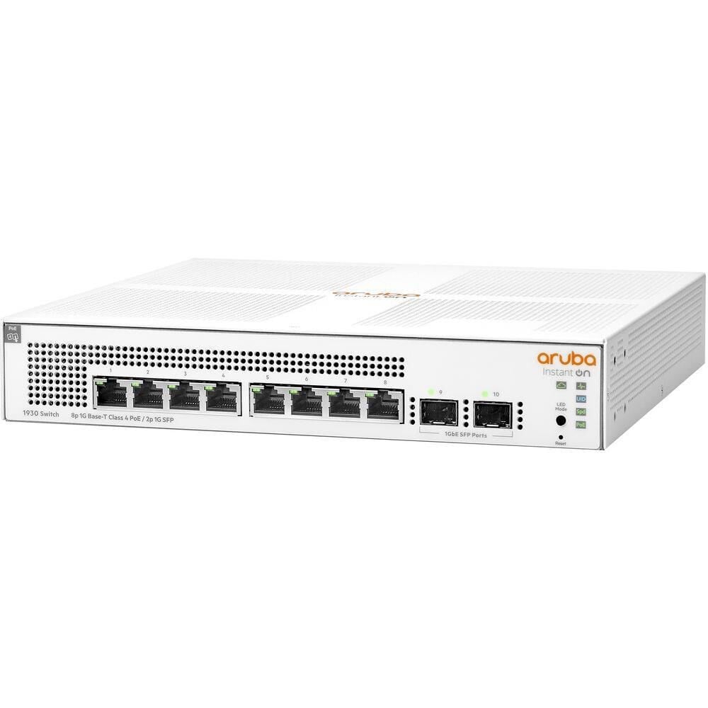 HPE ARUBA 1930 8 PORT GİGABİT POE 124W JL681A YÖNETİLEBİLİR SWİTCH