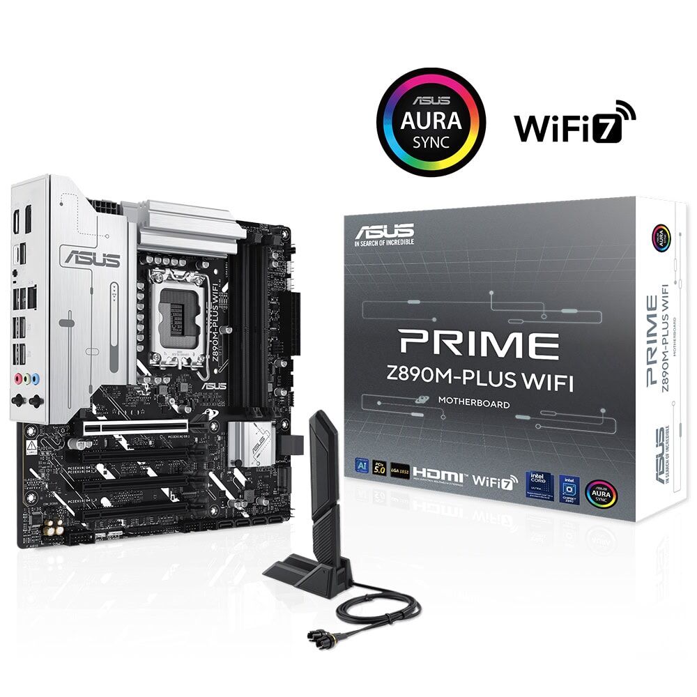 ASUS PRIME Z890M-PLUS WIFI 8400MHZ(OC) RGB M.2 1851P MATX ANAKART 90MB1J80-M0EAY0