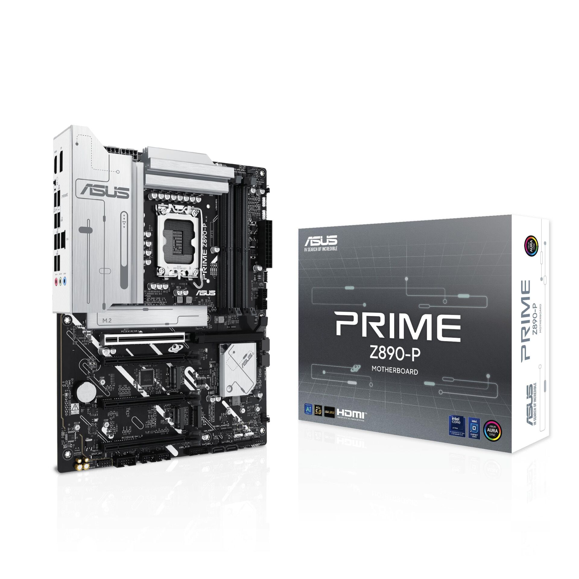 ASUS PRIME Z890-P LGA1851 DDR5 7600 DP HDMI USB4 4X M2 USB3.2 WIFI 7 + BT AURA RGB 2.5GBIT LAN ATX ANAKART 90MB1I70-M0EAY0