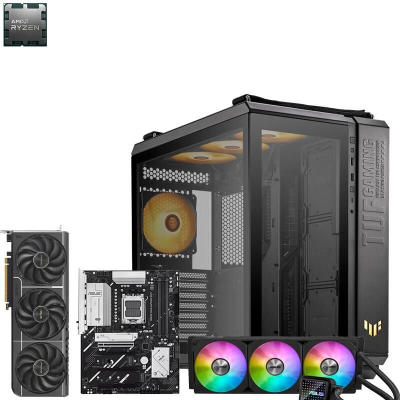 AMD RYZEN 9 9800X3D 32GB DDR5 1TB M.2 SSD ASUS PRIME 5060TI 8GB