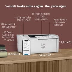 HP LaserJet M111W 7MD68A  Trad Wi-Fi Mono Lazer Yazıcı