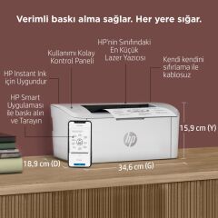 HP LaserJet M111W 7MD68A  Trad Wi-Fi Mono Lazer Yazıcı