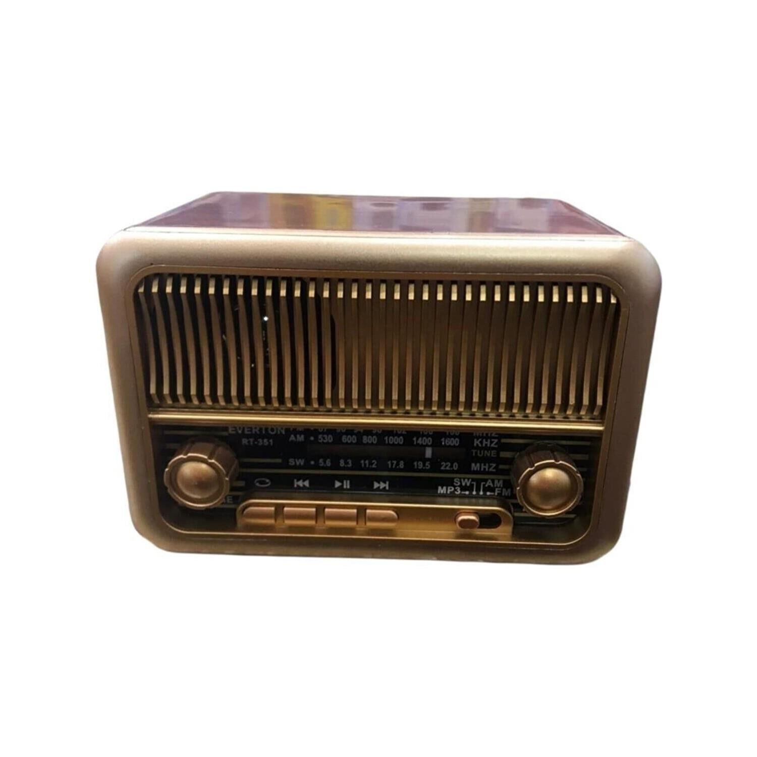 EVERTON RT-351BT USB/SD/AUX BLUETOOTH DESTEKLİ NOSTALJİK RADYO