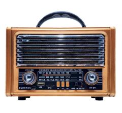 EVERTON RT-871BT BLUETOOTH FM-USB-TF CARD- NOSTALJİK RADYO
